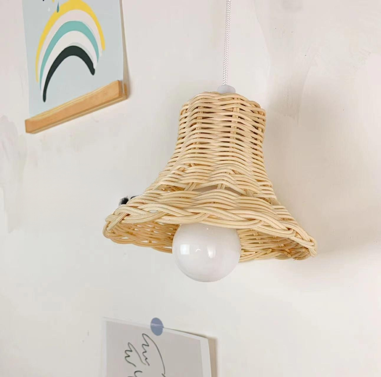 現代簡約藤條吊燈