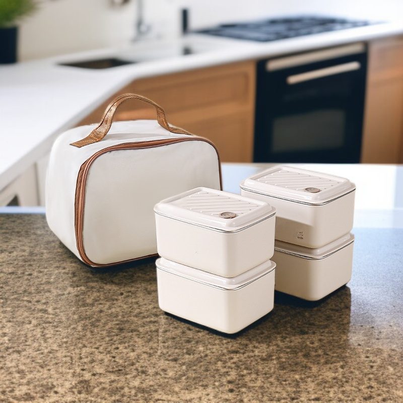 스테인리스 스틸 사각 도시락통/식품 보관 용기