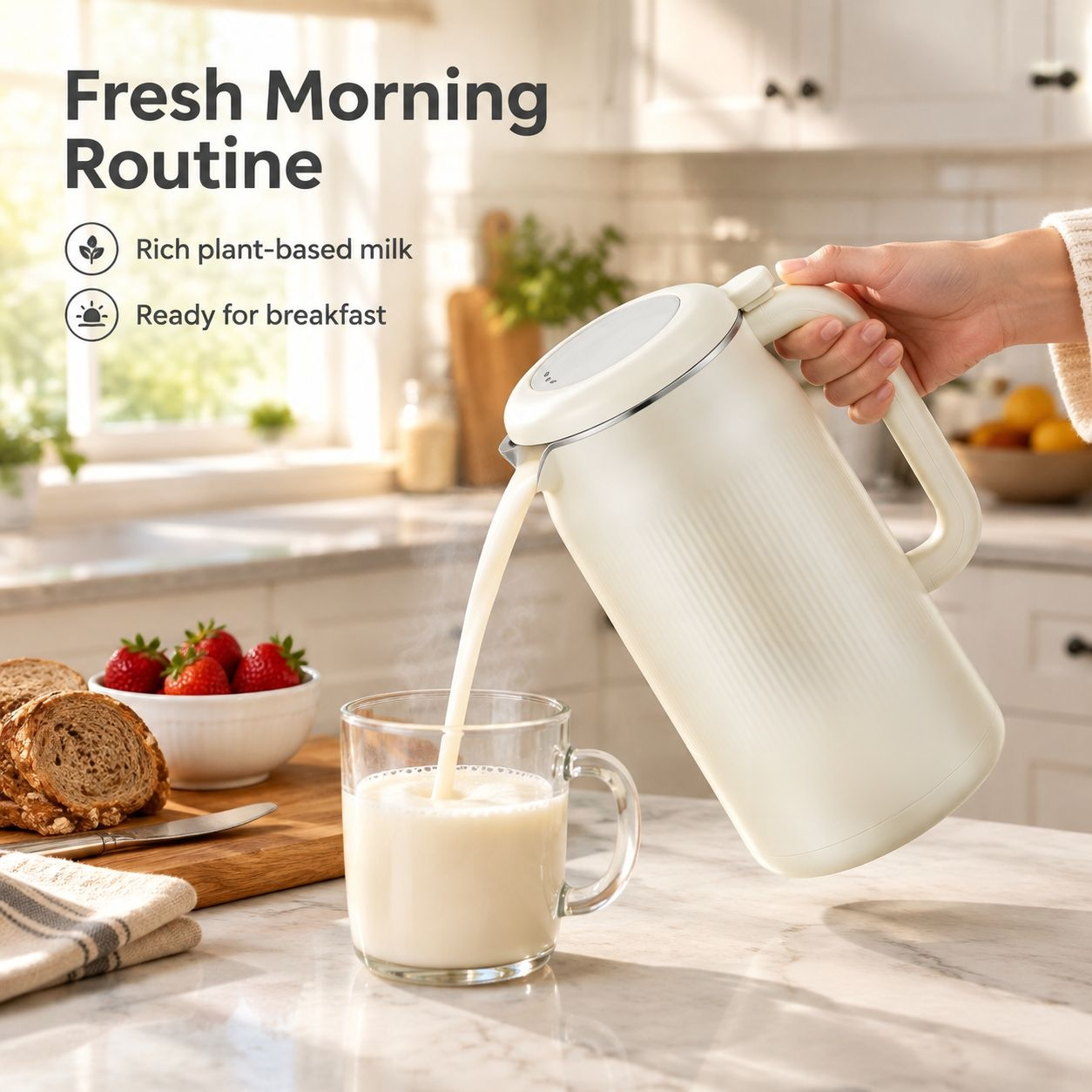 Smart Filterless Soybean Milk Machine for Home