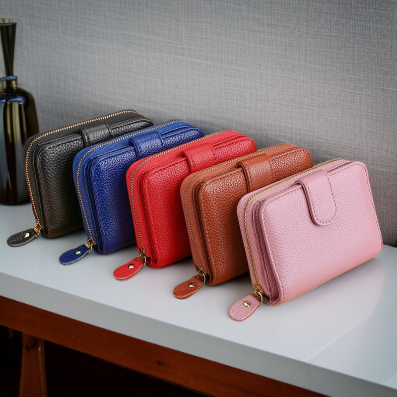 多功能真皮卡包