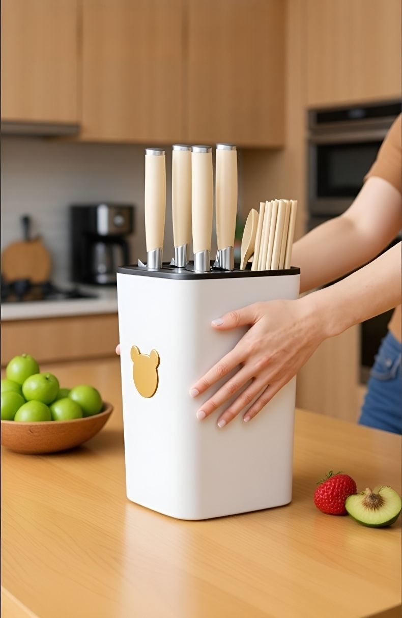 Porta cuchillos resistente y duradero para el hogar