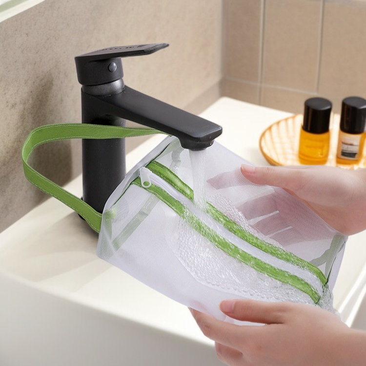 휴대용 투명 세면 파우치 수영장 여행 샤워백