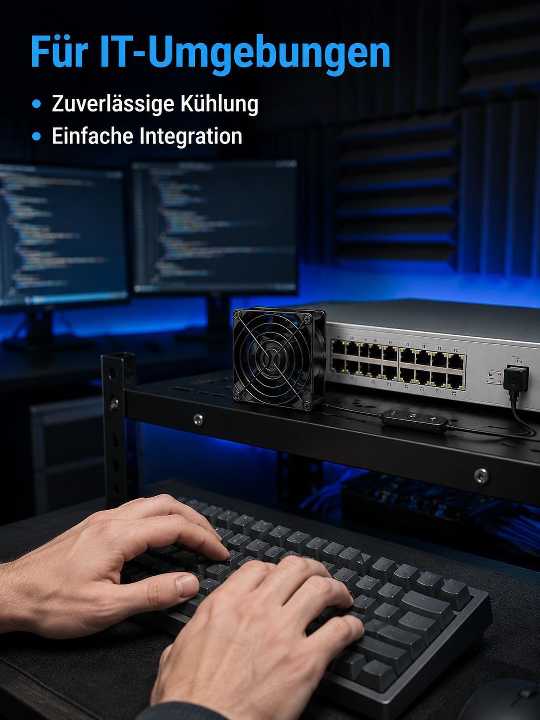 Effiziente Temperaturkontrolle im Schaltschrank