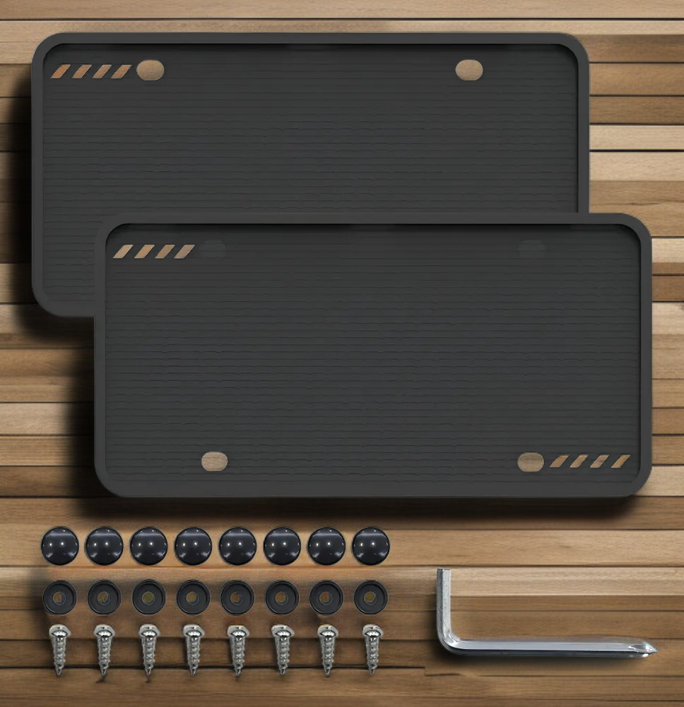 シリコンナンバープレートフレーム