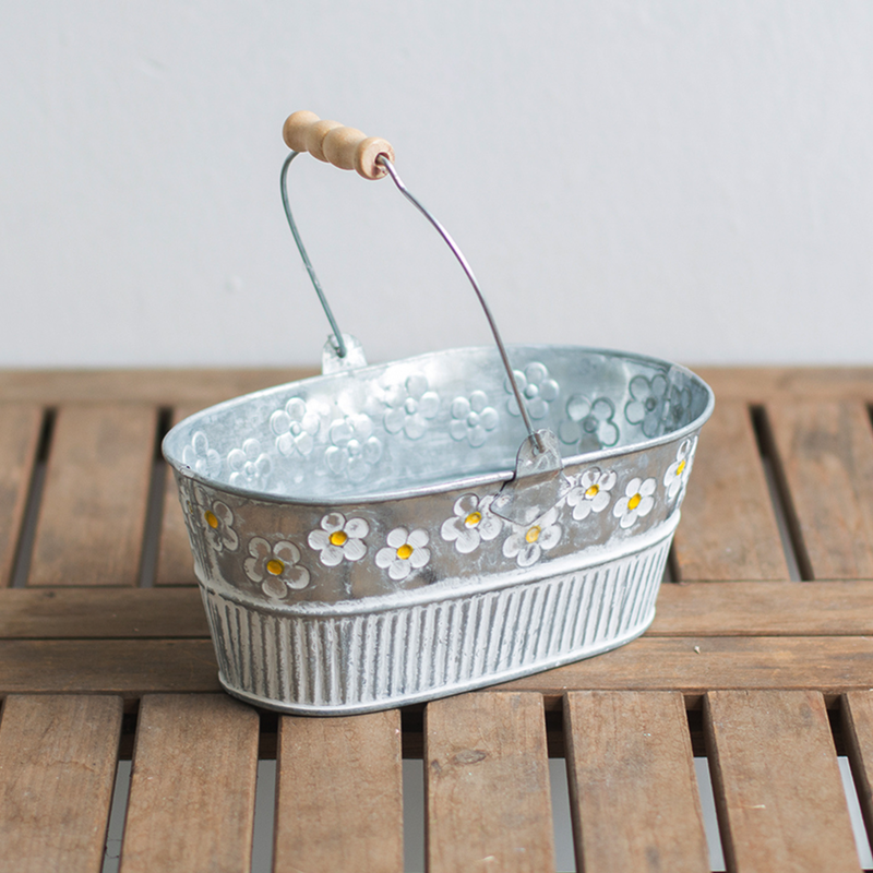 Pot de fleurs polyvalent, seau décoratif