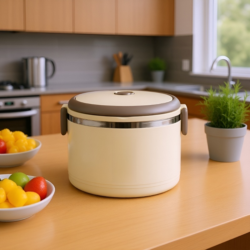 ステンレス製多層ランチボックス