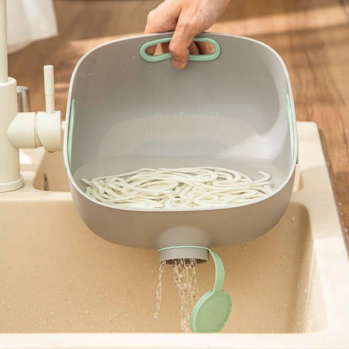 キッチン用野菜洗い水切りバスケット