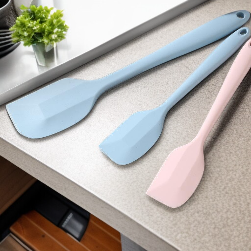  Morandi Color Silicone Scraper – High Temperature Resistant, For Baking and Stirring