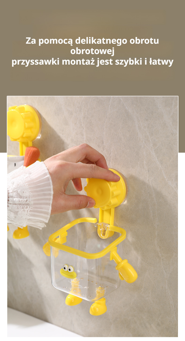 Półka z przyssawką do przechowywania w łazience