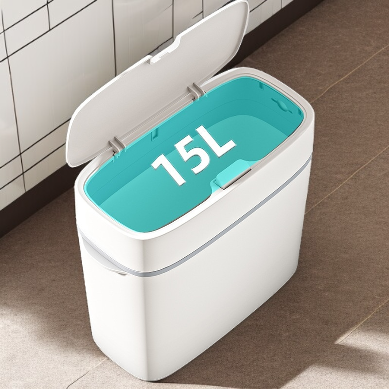 世帯のふたが付いている台所不用な大箱 ペーパー バスケット押しのタイプ浴室の不用な大箱