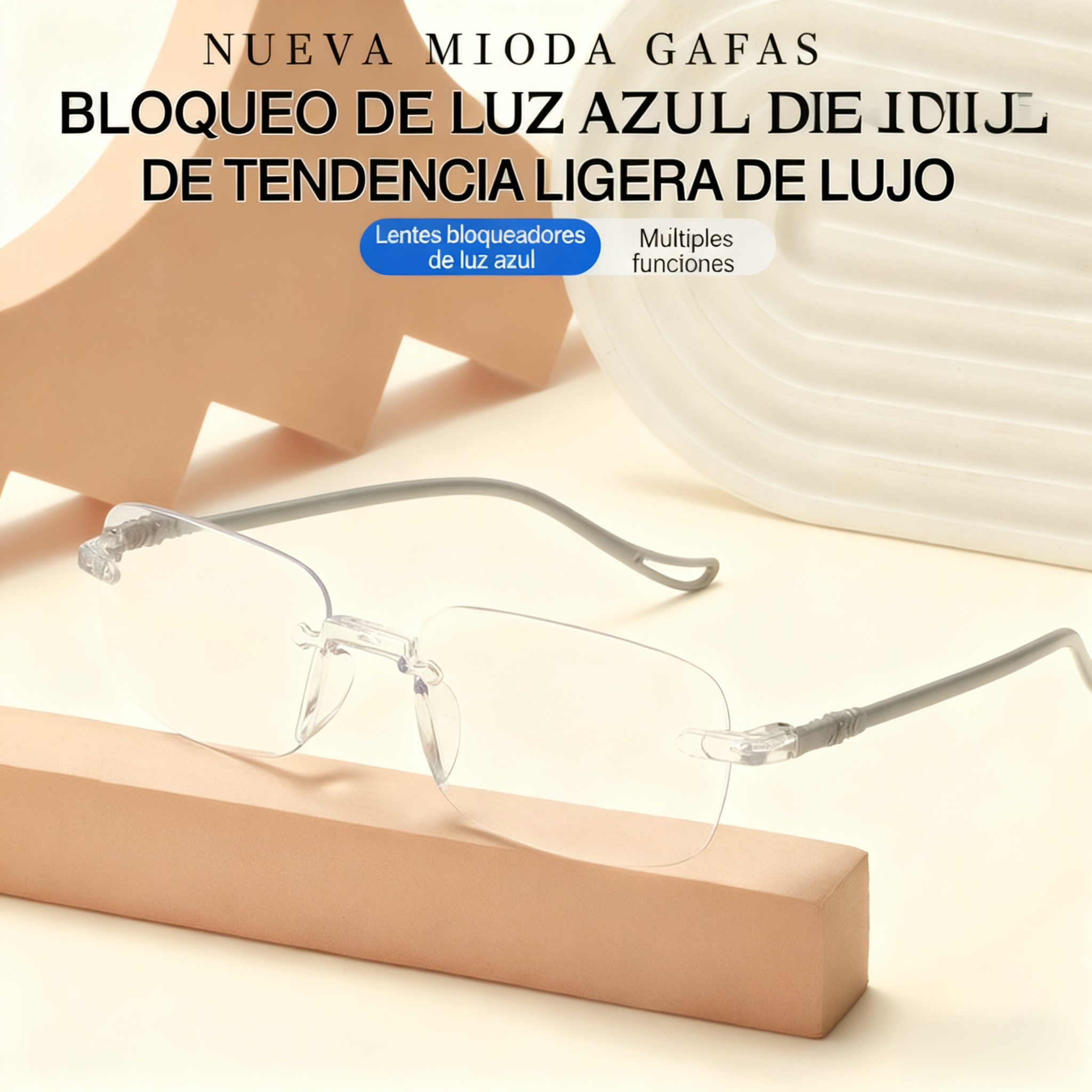 Gafas inteligentes de belleza con zoom para presbicia