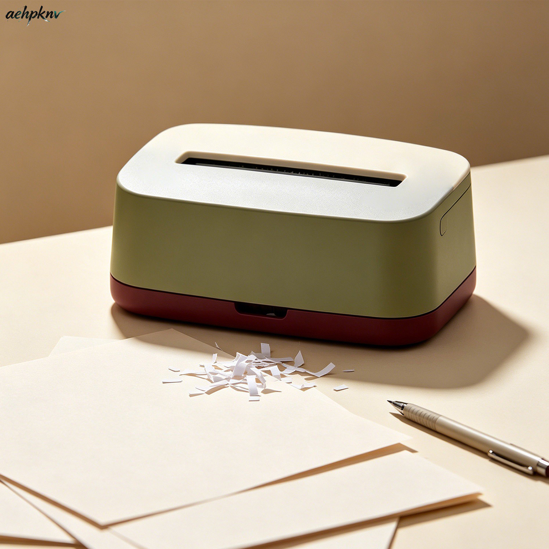 Kleiner Papierschredder