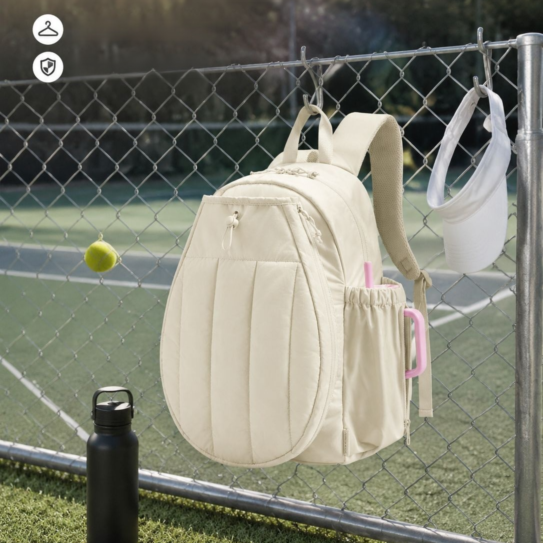 Tennis-Tote-Bag, praktische Sporttasche mit großem Fassungsvermögen
