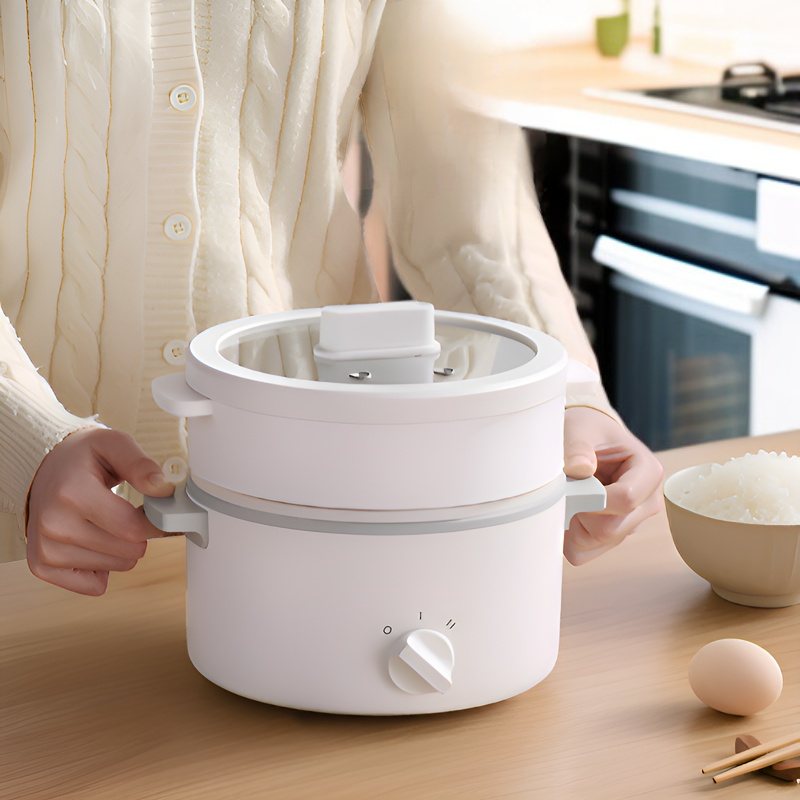 Multifunktionaler Elektrokocher – Dämpfen, Kochen und Grillen in einem Gerät