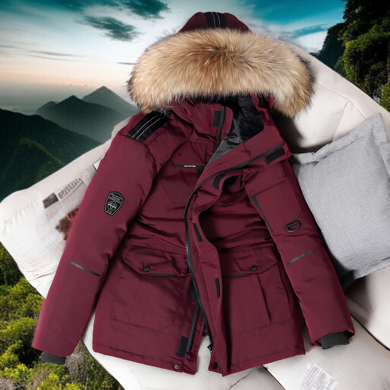 メンズショート冬厚手毛皮襟カジュアルコートレディース日本と韓国の冬ジャケット