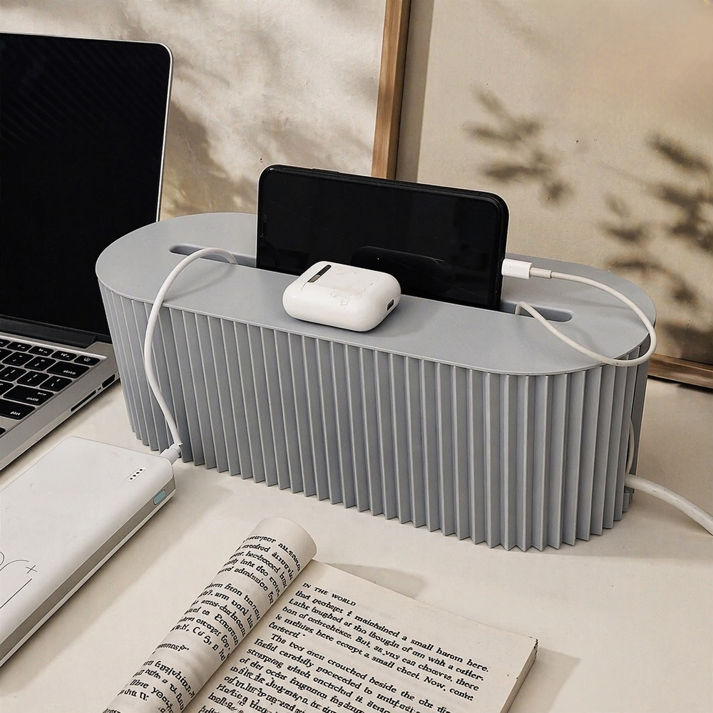 Boîte de rangement pour câbles électriques design moderne
