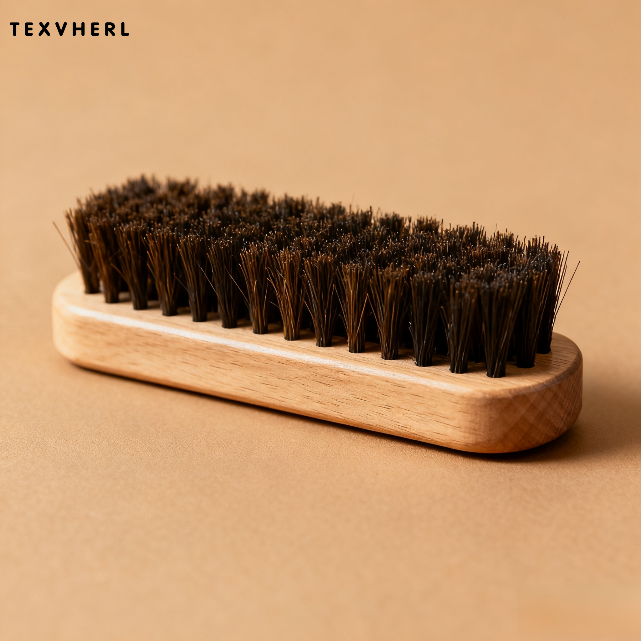 แปรงขัดรองเท้าไม้เนื้อแข็ง ขนแปรงนุ่มพิเศษ แพ็ค 10 ชิ้น