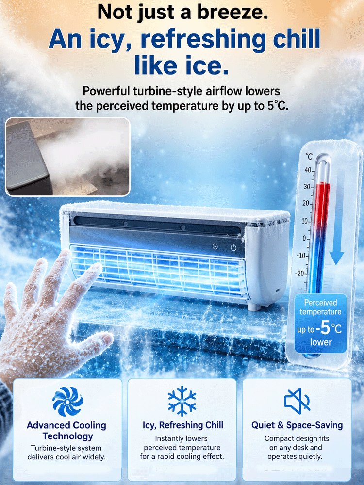 JC-Mini desktop air conditioner fan