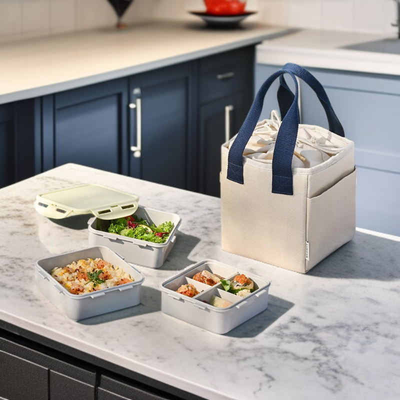 심플한 보온 도시락 가방