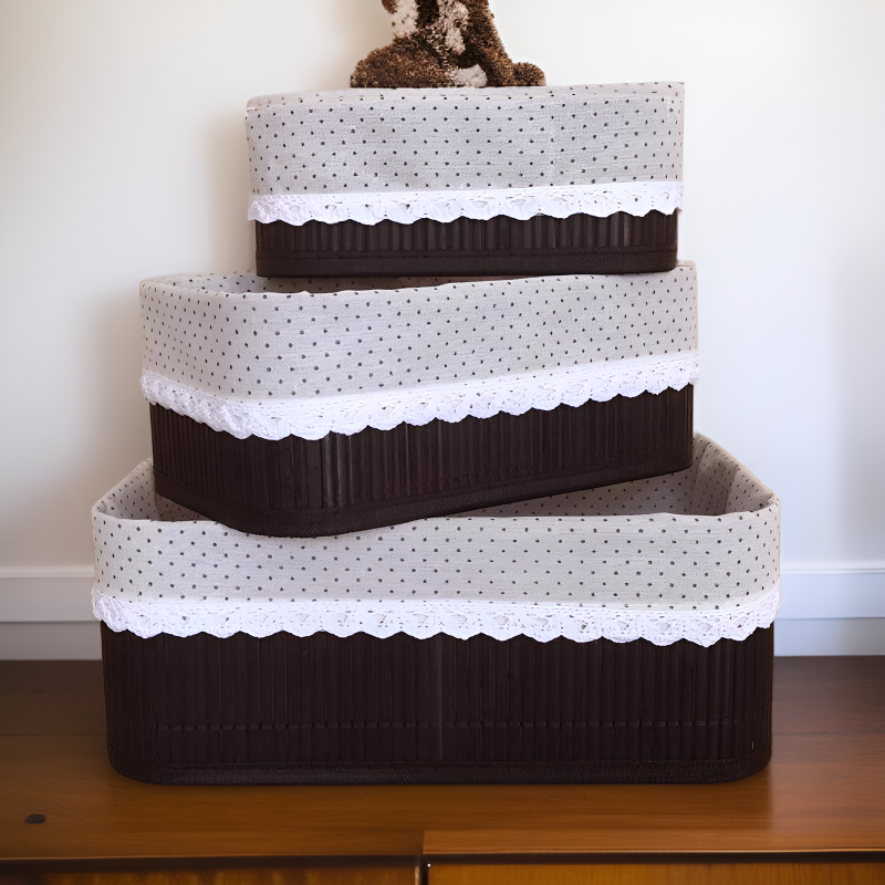 Bamboo Woven Storage Basket