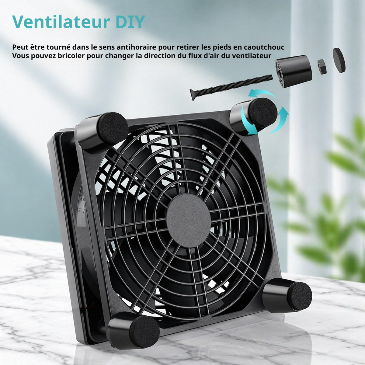 Petit ventilateur pour routeur et box internet