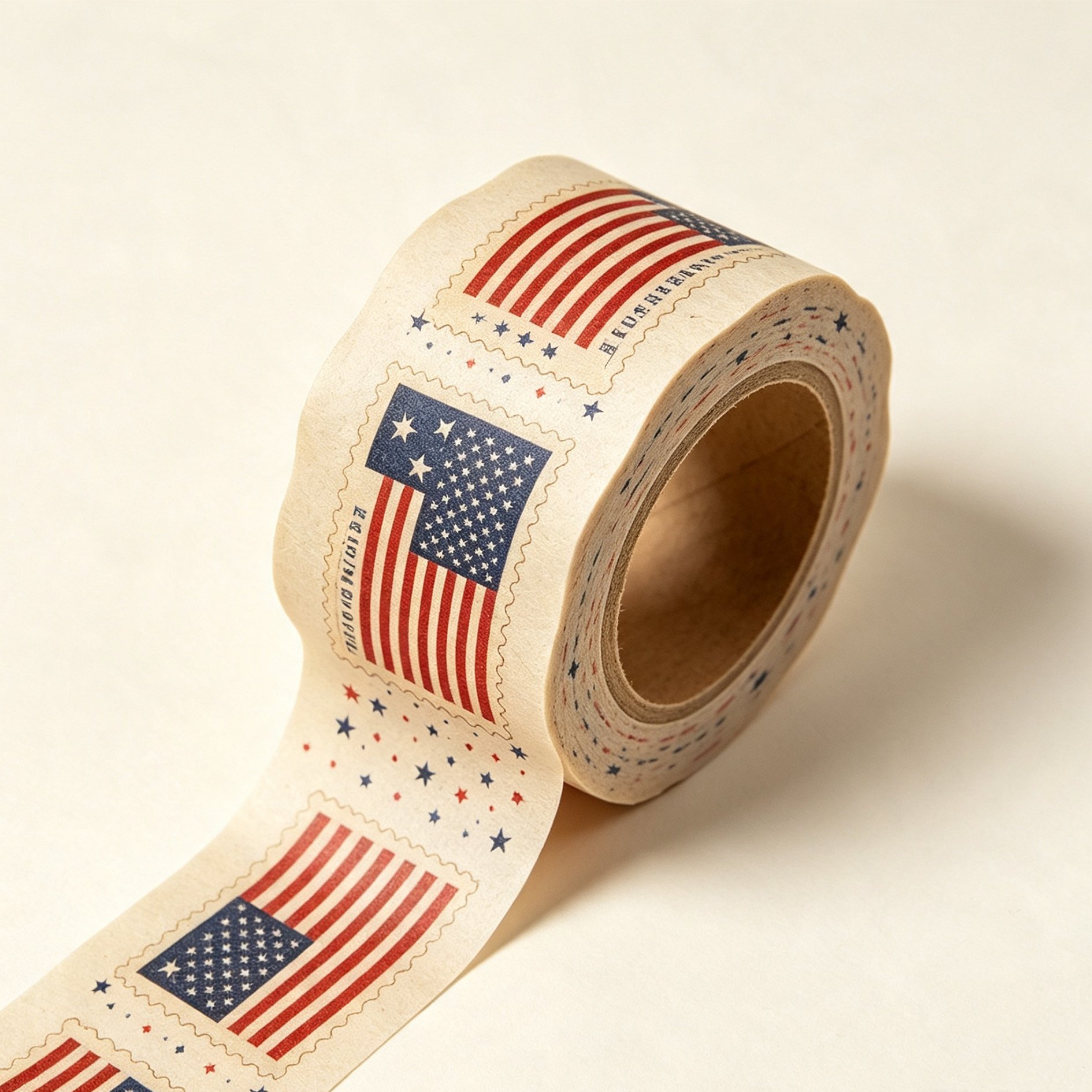 Retro flag and washi tape
