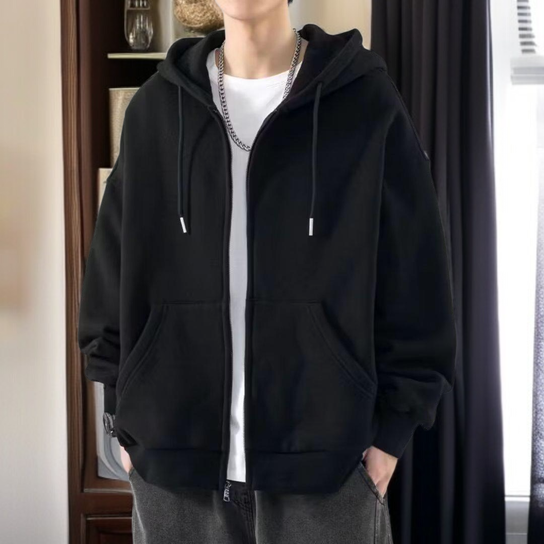 커플 헤비 가을 카디건 맨투맨 상의 아우터 재킷 남자 옷