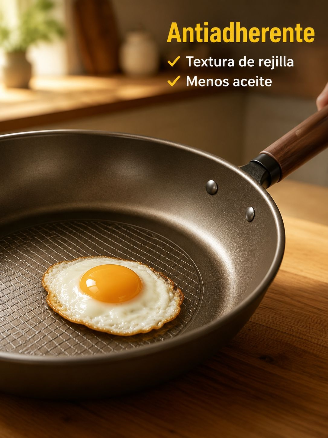Japonská lehká titanová nepřilnavá pánev