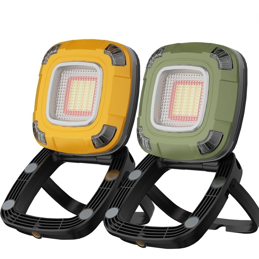 Luz para acampar al aire libre, TYPE-C recargable para acampar, luz de trabajo, luz de inspección