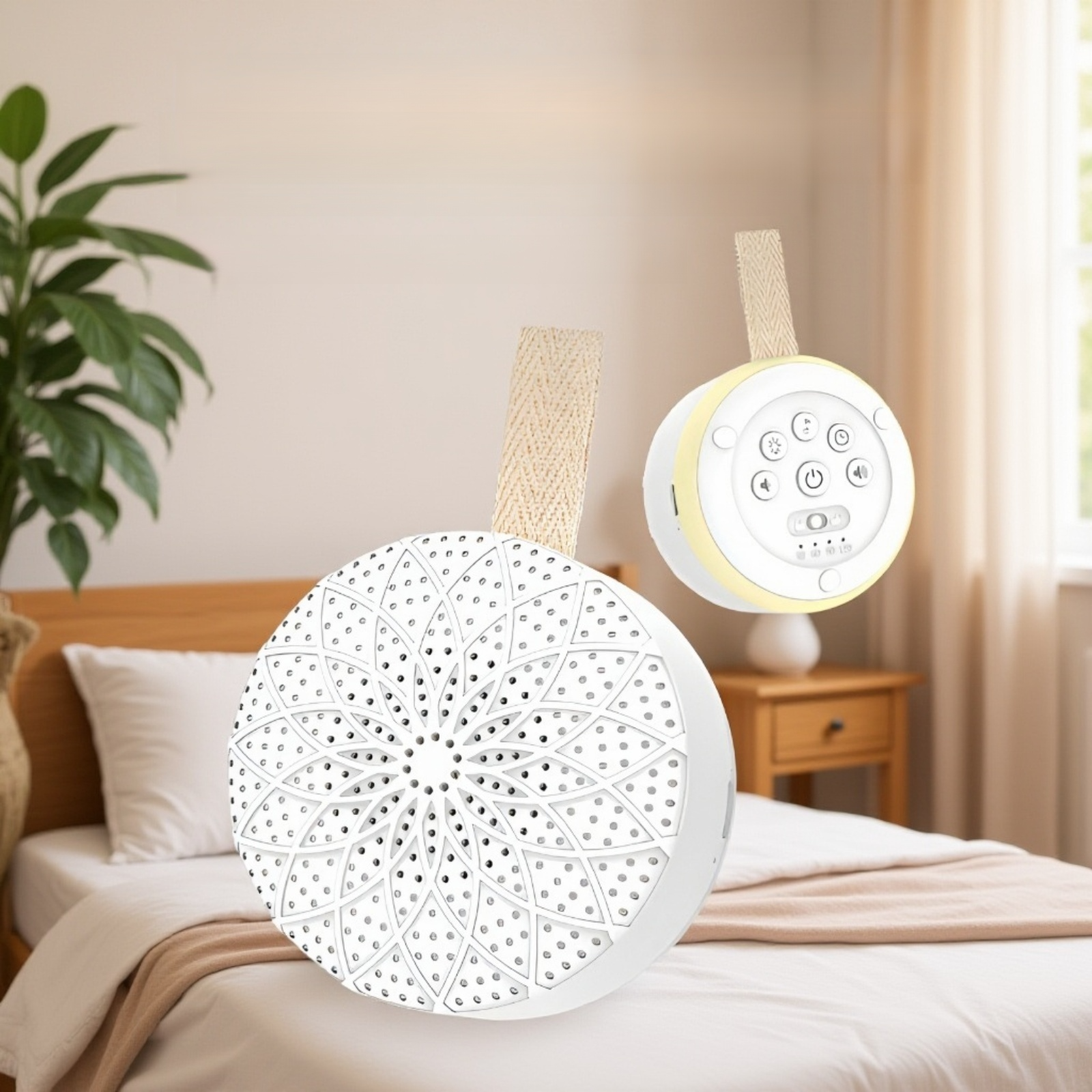 جهاز ضوضاء بيضاء لتعزيز النوم للطفل