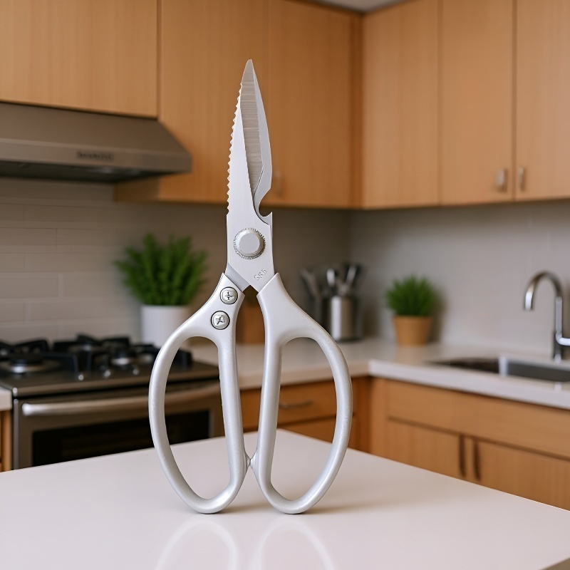 キッチン用アルミ合金製高耐久食品用はさみ