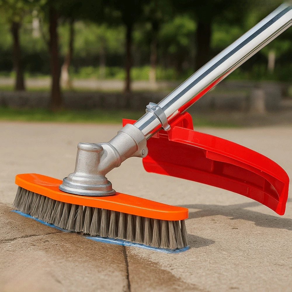 長さ調節可能な芝刈り機用ヘッドクリーニングブラシ ポリエステル 芝生専用