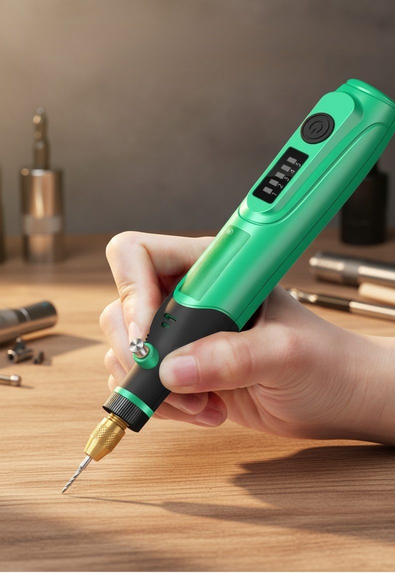 Lightweight portable electric drill for crafting
