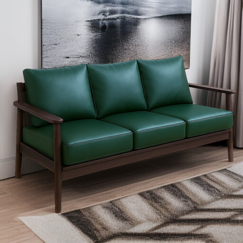 Comfortable Anti-Slip Premium Faux Leather Sofa Cushion Set for Home/Hotel Use