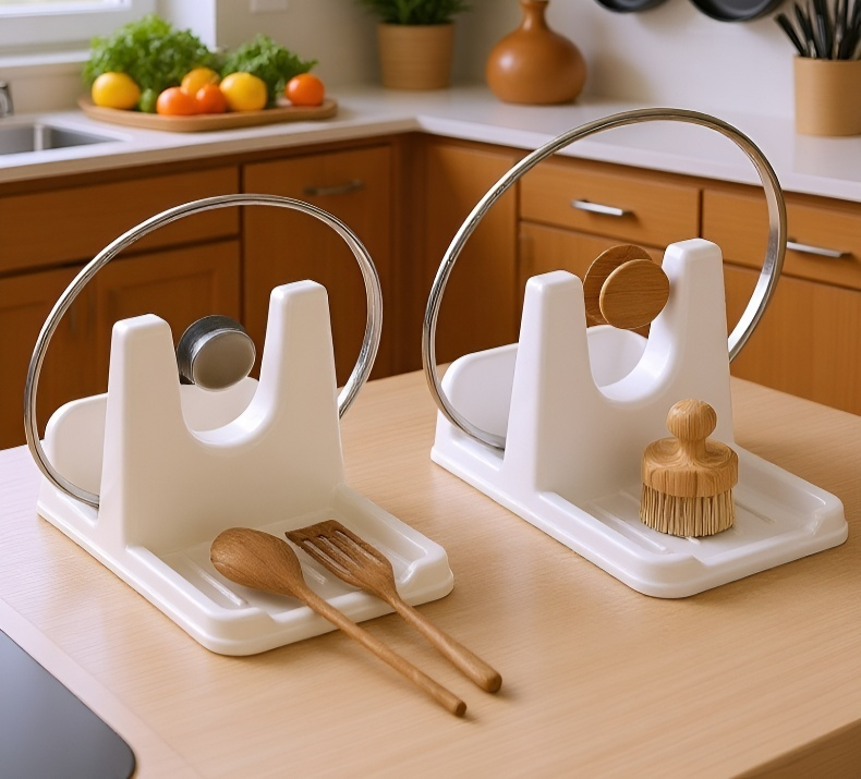 廚房鍋蓋瀝水架安裝示意圖