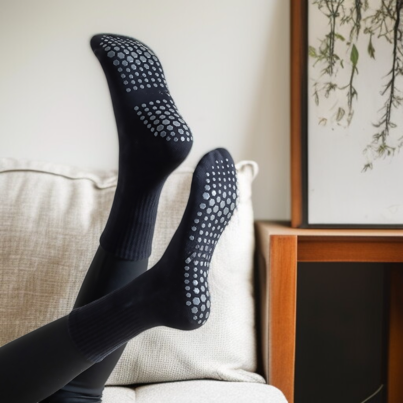 피트니스 트레이닝용 여성 발가락 요가 미끄럼 방지 양말