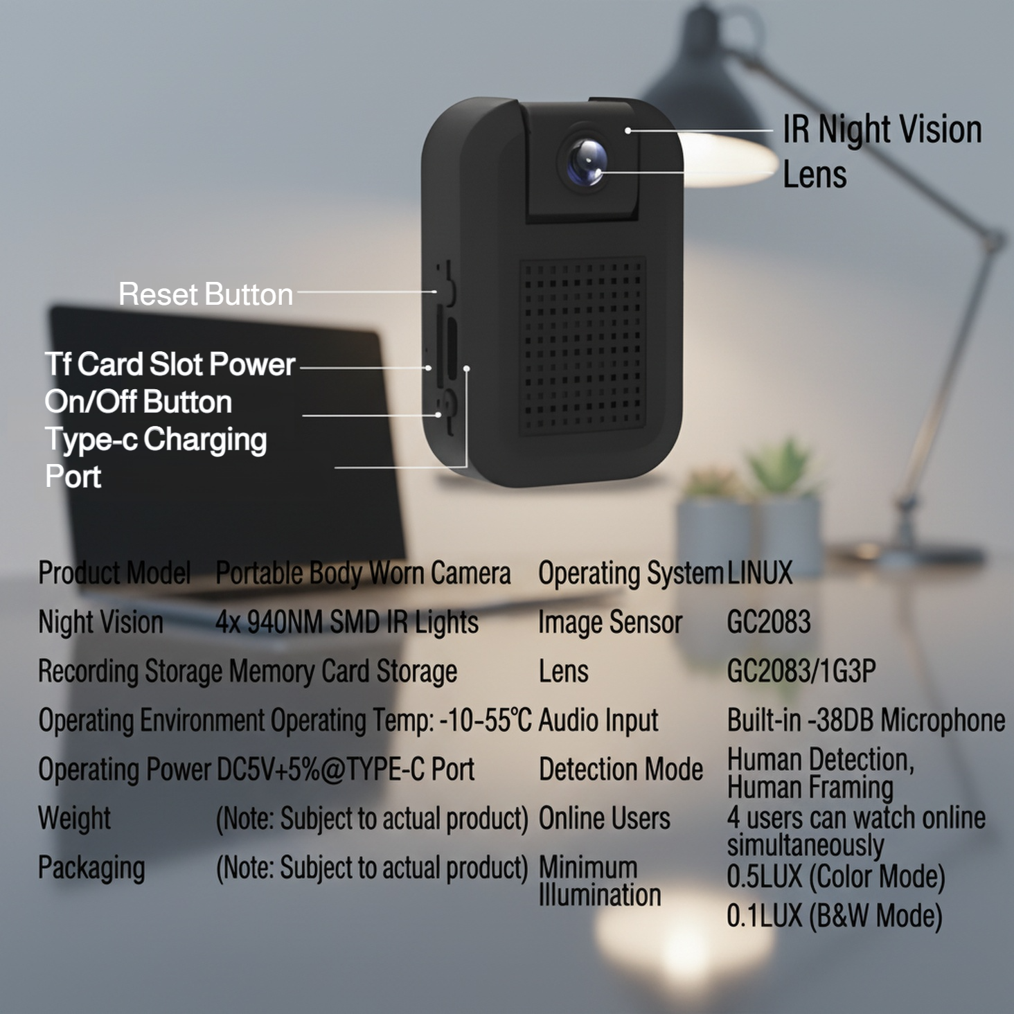 Sports Camera Home Remote Wireless Surveillance Portable Recorder DV