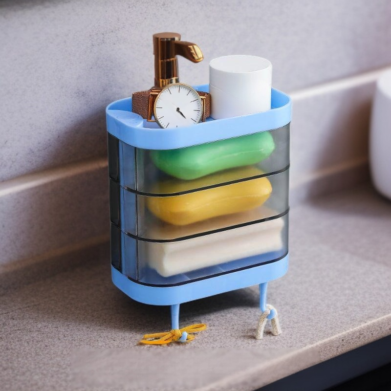 Dwuwarstwowa mydelniczka z odpływem