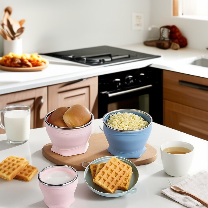 Portable telescopic bowl