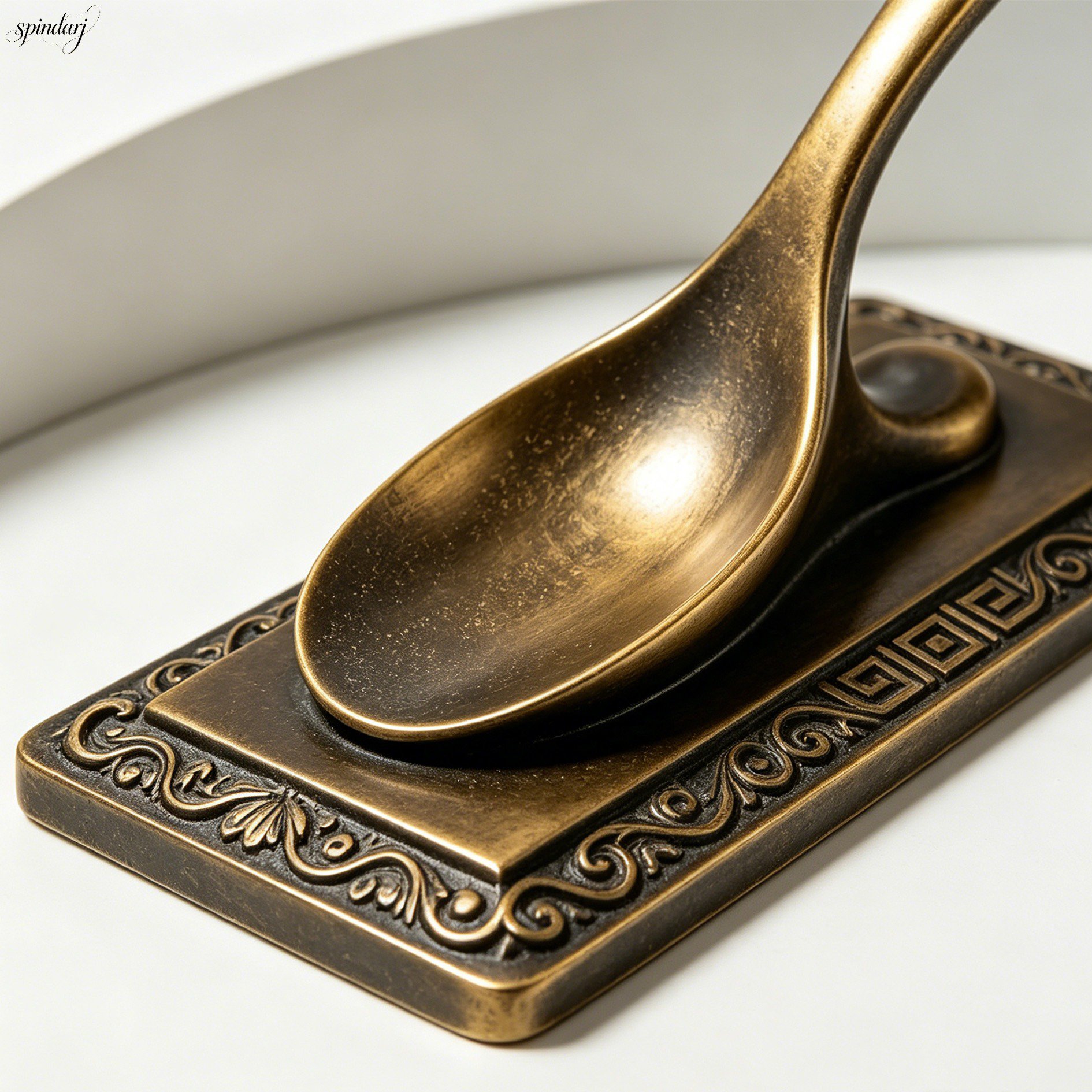 Integriertes Lagerregal aus Bronzeguss