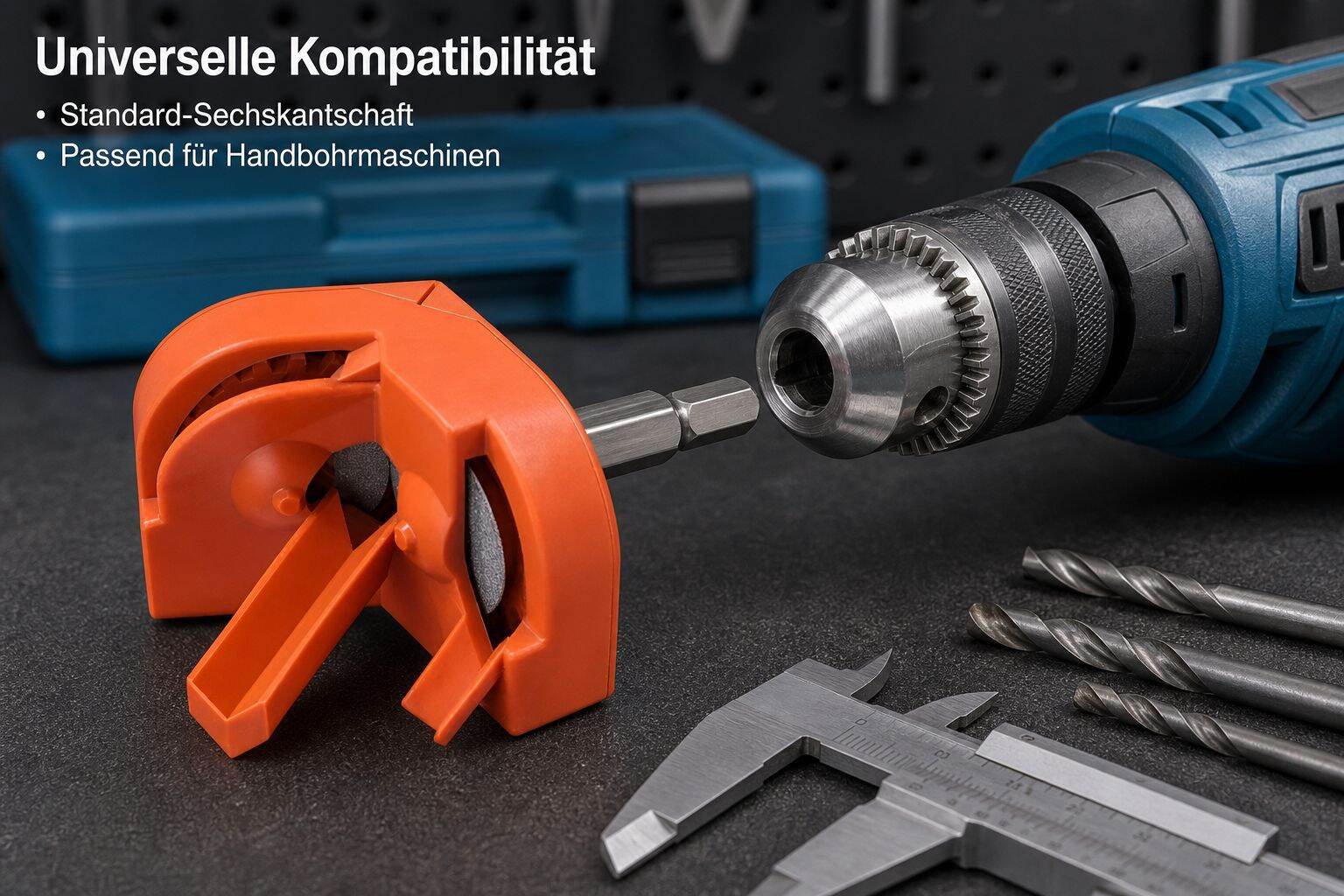 Multifunktionaler Bohrerschleifer, Bohrerschleifmaschine