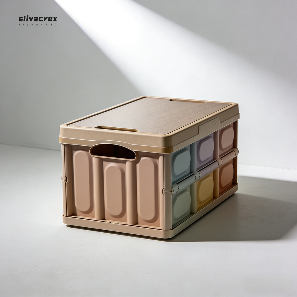 多功能汽車後備箱摺疊儲物箱展示圖