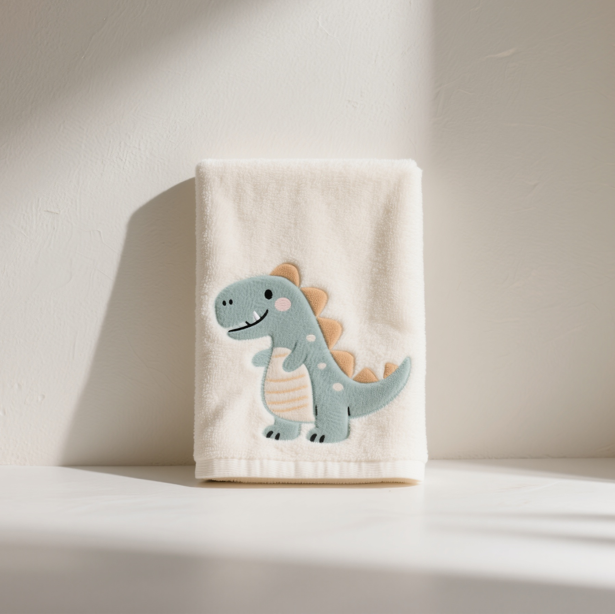 ผ้าขนหนูเด็กลายไดโนเสาร์สุดน่ารัก (แพ็ค 10 ผืน)