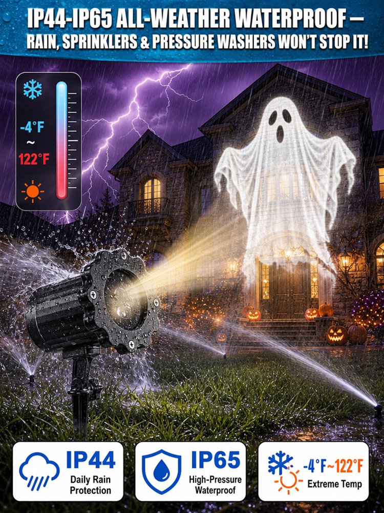 【Halloween Essential】Indoor and Outdoor Projector Light