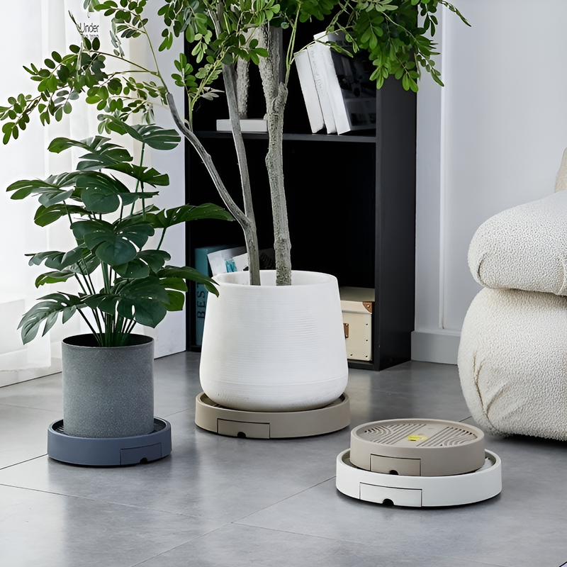 可動式植木鉢トレイ