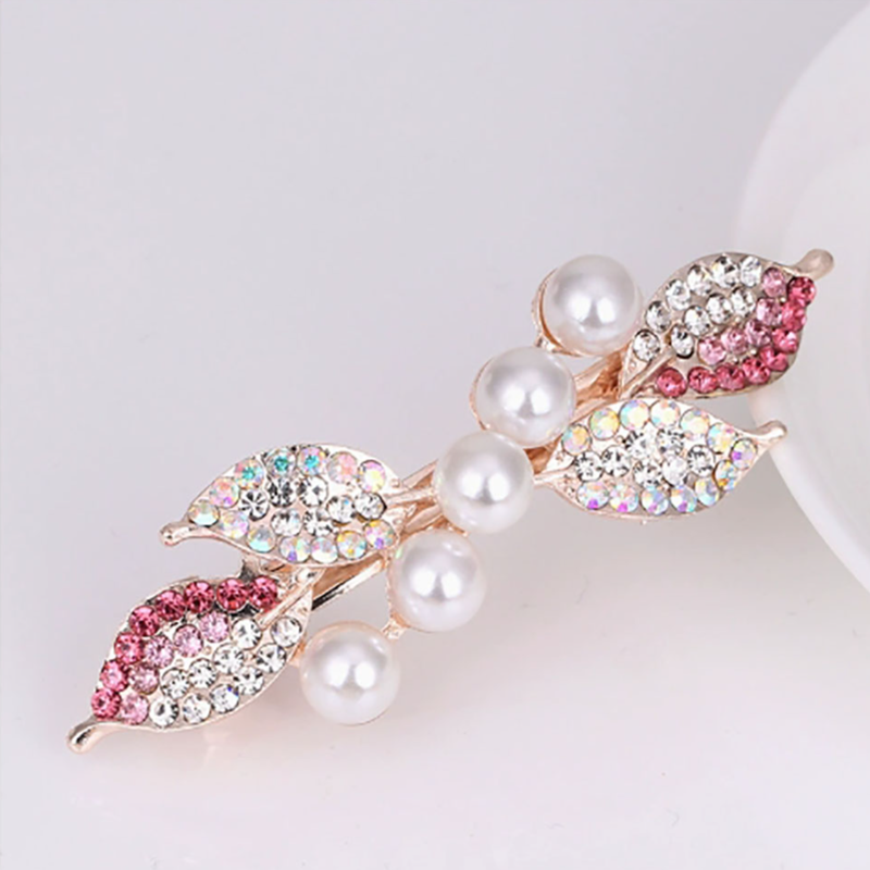 Duża spinka do włosów w kształcie kokardy