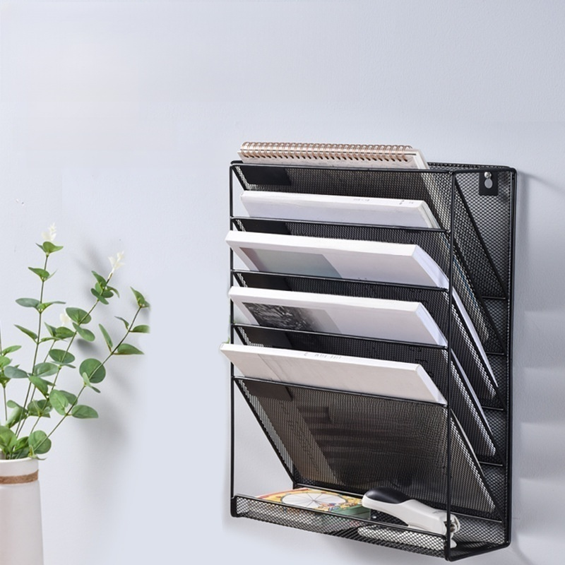 Metal Wall Mounted Shelf for Desk Space