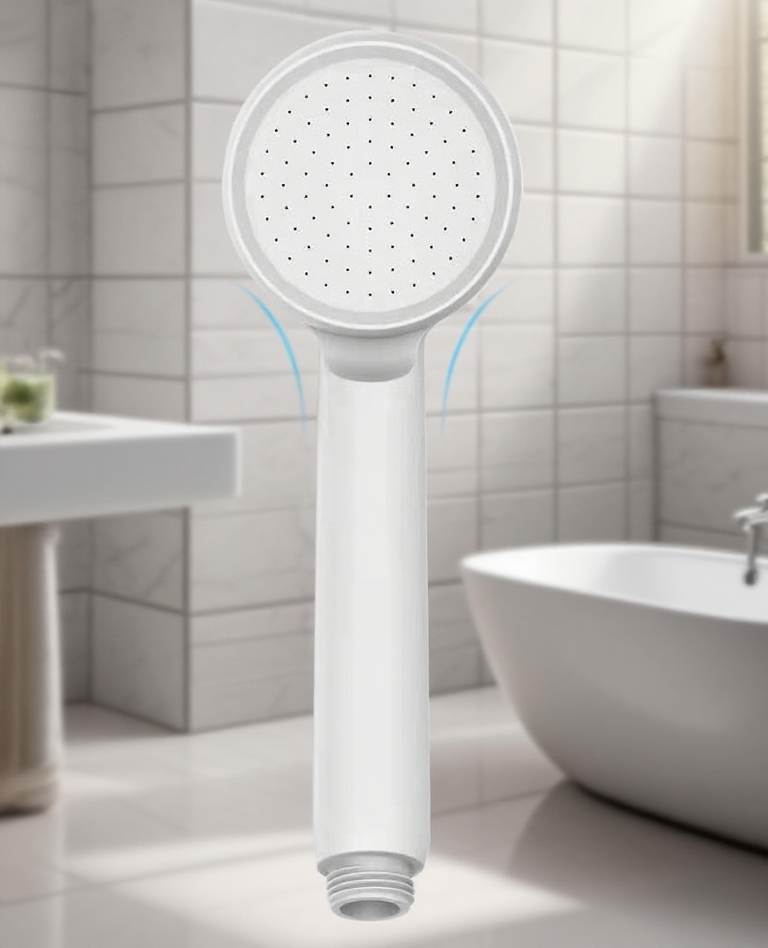 Detachable pressurized showerhead nozzle with powerful water flow