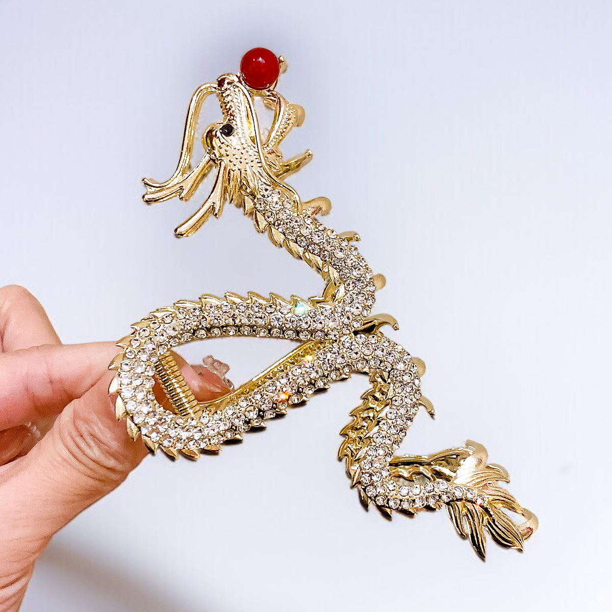 High grade diamond studded large hair clip