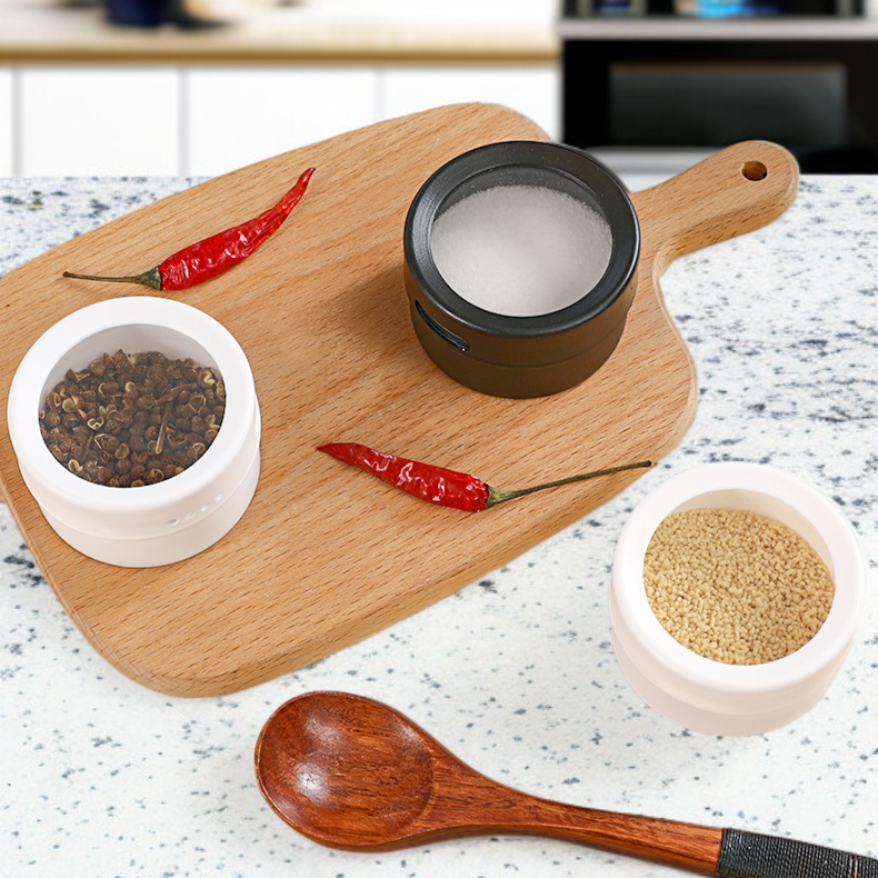 주방 벽걸이 자석 조미료통 세트